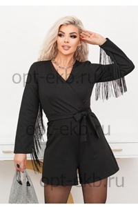 Комбинезон шорты бахрома