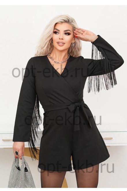 Комбинезон шорты бахрома